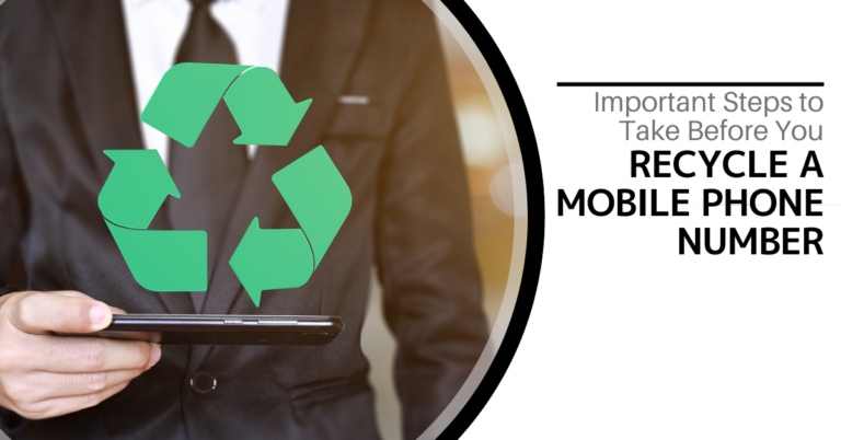 Important steps to take before you recycle mobile